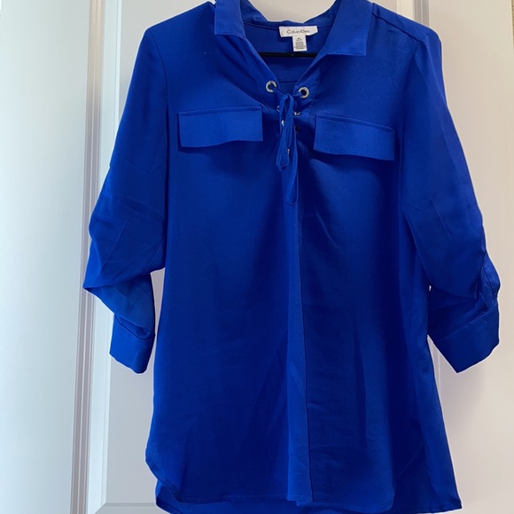 Blue blouse size small - Picture 3 of 3